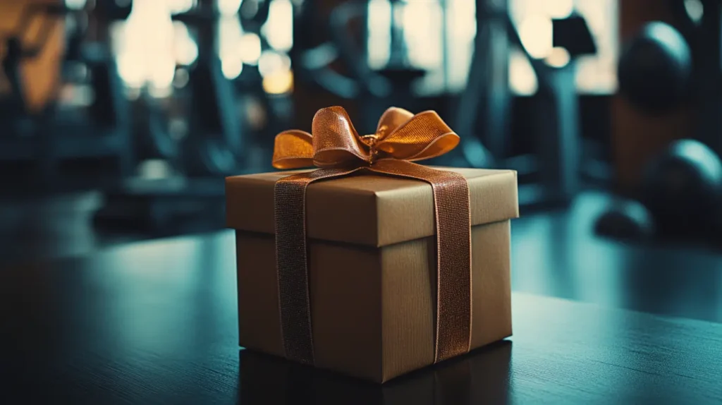 cadeaux dans une salle de sport